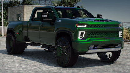2020 Chevy Silverado 3500 Dually High Country on 30" Forgis
