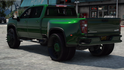 2020 Chevy Silverado 3500 Dually High Country on 30" Forgis