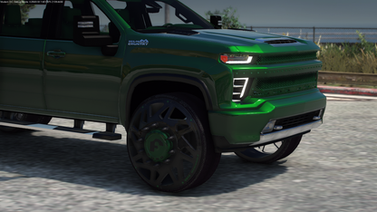 2020 Chevy Silverado 3500 Dually High Country on 30" Forgis