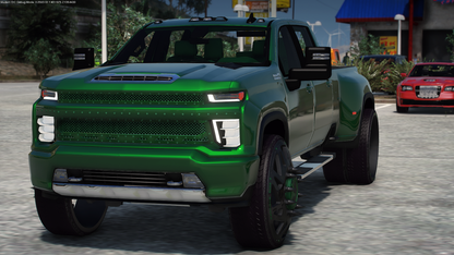 2020 Chevy Silverado 3500 Dually High Country on 30" Forgis