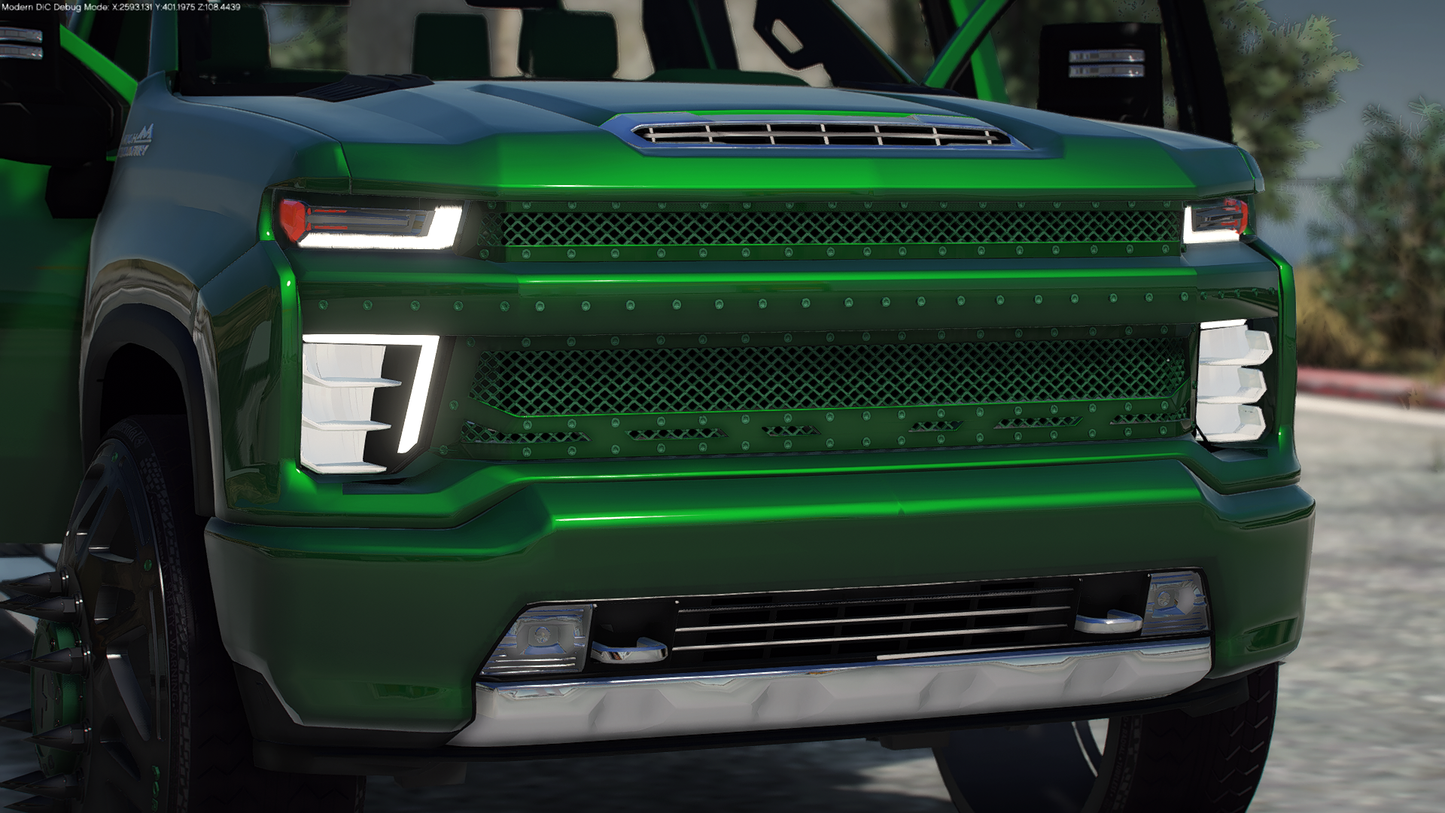 2020 Chevy Silverado 3500 Dually High Country on 30" Forgis